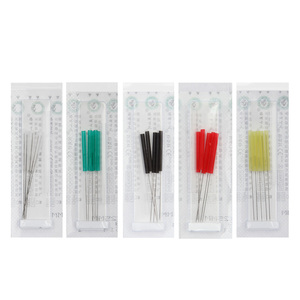 500 Pièces, 5 Couleurs, Aiguilles d'<span class=keywords><strong>Acupuncture</strong></span> Stériles Jetables avec Tube Guide, Acier Inoxydable, Manche en Plastique pour Médecine Chinoise et Esthétique - Product Image 5