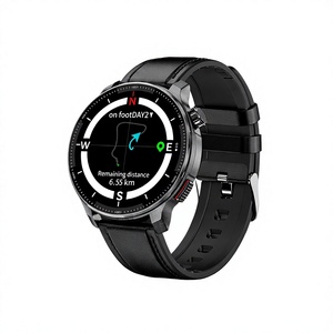 DTG6 GPS สมาร์ทวอทช์ จอแสดงผล AMOLED เครื่องวัดอัตราการเต้นของหัวใจ, หน่วยความจำ 4GB, กันน้ำ 3ATM, แผนที่ออฟไลน์, ตัวเรือนโลหะผสม, รองรับ 32 ภาษา - Product Image 1