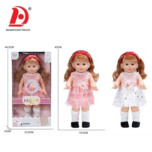 <span class=keywords><strong>Huada</strong></span> 2023ตุ๊กตาเจ้าหญิง16นิ้วแบบ DIY สำหรับเด็กผู้หญิงชุดเดรสของเล่นพร้อมผมยาว - Product Image 6
