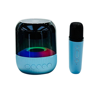 Máquina de Karaoke de alta calidad, altavoz Bluetooth portátil con micrófono inalámbrico para juguetes de Karaoke, regalos - Product Image 1