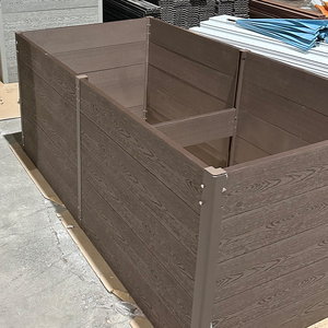 Vaso per Fiori in Plastica WPC Effetto Legno per Parchi, Vendita all'Ingrosso - Product Image 6