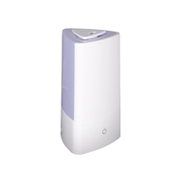 Humidificateur ultrasonique à rotation 360°, capacité 3L, fonctionnement silencieux, design portable pour la maison et l'hôtel