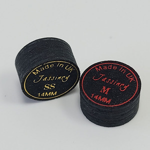 Xmlivet 12 мм/13 мм/14 мм <span class=keywords><strong>Jassinry</strong></span> 9 слоев свиной кожи билльярдный пул для кия SS/S/M/H мы можем настроить черный наконечники для кия оптовая продажа - Product Image 4