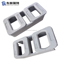 Accessoires de conteneurs à fond double surélevé en acier structurel ISO, pour conteneurs frigorifiques simples, galvanisés à chaud, avec connecteurs ISO Decksocket encastrés