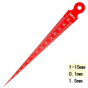 1-15mm Plastic Feeler Gauge Taper Welding Feeler Gauge Gage Gap Ruler Automobile Industry <strong>Measuring</strong> Tools Szczelinomierz - Product Image 5