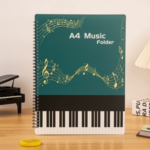 Wholesale Custom Logo A4 Coil‑Bound Sheet <b>Music</b> Folder For <b>Music</b> School - Product Image 2