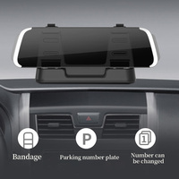 Support universel pour caméra embarquée, base pour console centrale de camion, support pour boîte noire avec autocollant de numéro de téléphone, support pour DVR de voiture