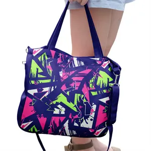 Custom Women Canvas Shoulder Bag Eco Messenger Bags Small Casual Cotton Canvas Tote Crossbody Bag