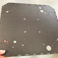 Services de découpe CNC sur mesure, traitement de pièces de drones FPV, feuilles de fibre de carbone 3K