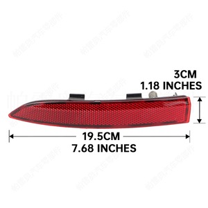 Réflecteur latéral de pare-chocs arrière Audi A6 C8 2019-2024, remplacement ABS, clignotant - Product Image 4