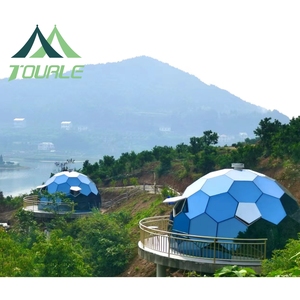 Tenda a Cupola di Vetro di Alta Qualità per <span class=keywords><strong>Resort</strong></span> <span class=keywords><strong>Glamping</strong></span> 6M 7M 8M, Hotel Igloo, Tenda Geodetica a Cupola - Product Image 3