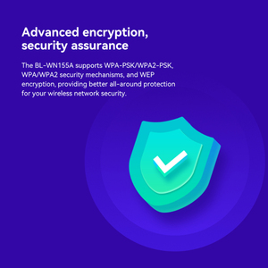 LB-LINK BL-WN155A 150Mbps tăng cao bên ngoài 2.4GHz không dây <span class=keywords><strong>USB</strong></span> <span class=keywords><strong>Adapter</strong></span> cho máy tính xách tay sử dụng-trong kho - Product Image 3