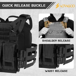 Gilet tactique personnalisé JPC 2.0 Porte-plaques Système MOLLE Dégagement rapide Entièrement modulaire Léger Équipement de terrain CS - Product Image 4