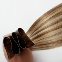Nouvelle Tendance Genius Long Tape Weft 100% Cheveux Humains Remy Extensions Ombré Balayage Double Drawn Invisible Genius PU Weft