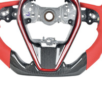 Volant en fibre de carbone utilisé pour toyota Hilux Fortuner camry Land Cruiser Gr corolla Hiace 86 Mark X Prado 120 yaris rav4