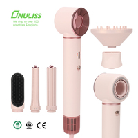 Brosse sèche-cheveux et coiffante tout-en-un à marque privée, brosse à air chaud pour démêler et réduire les dommages aux cheveux