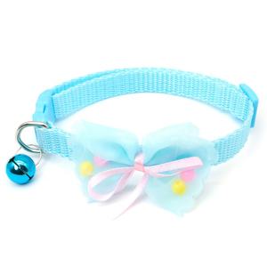 Collar clásico de nailon para mascotas de 1cm con patrón de puntos pequeños y Material de hebilla de plástico de campana para gatos pequeños, perros para entrenamiento, Collar para mascotas - Product Image 4