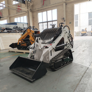 Gratis verzending CE gecertificeerd 1 ton 2 ton Skid Steer <span class=keywords><strong>Loader</strong></span> Diesel/Benzine Mini voorlader wielkraan - Product Image 2