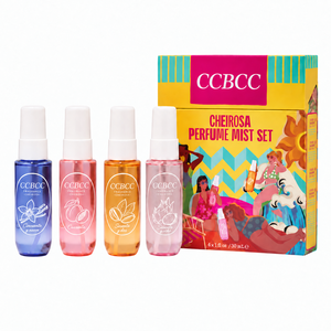 Tropical Fragrance <b>Perfume</b> Mist 4pcs <b>Set</b>, Long Lasting Body Scent Spray <b>Mini</b> Travel Size Fragrance Collection - Product Image 6