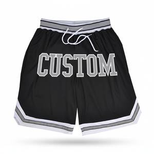 Pantalones cortos de malla de poliéster de alta calidad para hombre, pantalones cortos de baloncesto de diseñador con estampado de logotipo personalizado de 5 pulgadas para sublimación al por mayor - Product Image 1