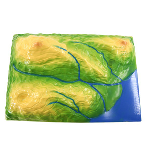 Modèle d'interprétation de cartes de contour, instrument pédagogique pour la géographie des collèges et lycées, démonstration des formes de reliefs - Product Image 2