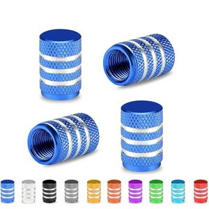 Tapas de válvula de aleación de aluminio, cubiertas de vástago de neumático de metal coloridas para reemplazo y reparación de automóviles, compatibles con válvulas americanas. - Product Image 5
