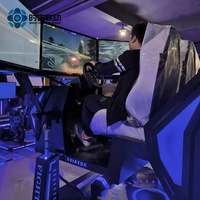 Fábrica al por mayor Fórmula 1 motocicleta 3 ejes DIY Motion Racing Simulator Cockpit PS5 asiento de juego para Simulador de carreras de coches