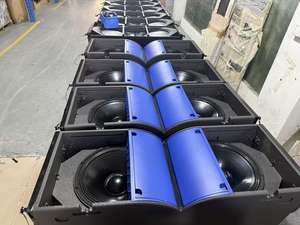 Système de sonorisation professionnel 1600W avec deux enceintes Line Array Neo de 12 pouces pour l'industrie audio-vidéo et l'éclairage, système de sonorisation PA extérieur - Product Image 3