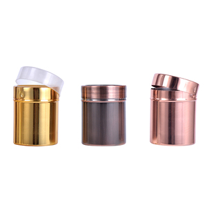 Gros salière et poivrière en acier avec poudre shaker personnalisé - Product Image 1