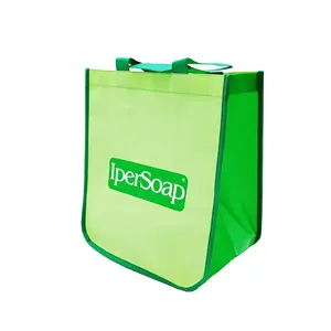 Дешевая Розничная Высококачественная многоразовая Нетканая сумка для покупок с пользовательским логотипом