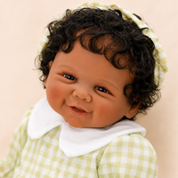 BAkwbwBY Poupée Reborn 18 Pouces Corps en Tissu Rembourré Souple Bébé Réaliste Poupée Câline de Collection Vente en Gros