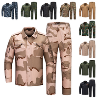 Vêtements tactiques de camouflage résistants à l'usure F116 en gros, veste + pantalon pour les sports de plein air, la chasse et le tir