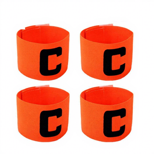 Bandes de bras <span class=keywords><strong>capitaine</strong></span> réutilisables écologiques avec attache à <span class=keywords><strong>crochet</strong></span> Logo personnalisé Équipement de protection pour les sports de football <span class=keywords><strong>ou</strong></span> de basket-ball - Product Image 3