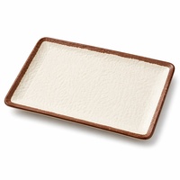 Service de table OEM A5 en mélamine effet porcelaine avec assiettes, bols et cuillères, non toxique, sans BPA, anti-brûlure, pour restaurants de hotpot et hôtels
