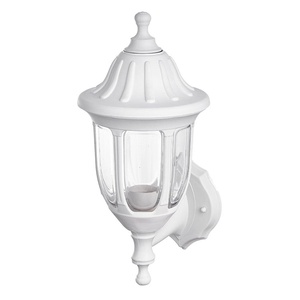 applique extérieure ip44, e27 blanc, polycarbonate, 36,2x16,6x20,5 cm, idéale pour l'éclairage en extérieur et les environnements humides. - Product Image 1
