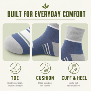 Vente en gros de chaussettes <span class=keywords><strong>pour</strong></span> hommes en <span class=keywords><strong>coton</strong></span> <span class=keywords><strong>100</strong></span>% avec logo personnalisé, anti-odeur, respirantes, sport, décontractées, lot de 6, OEM - Product Image 2