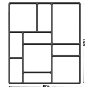 Moule pour chaussée en béton de jardin, bricolage moderne, facile à utiliser, moule pour carreaux de sol en plastique pour application hôtelière - Product Image 2