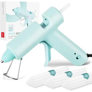 Kit de mini pistola de pegamento caliente ergonómica de primera calidad Calentamiento rápido de flujo constante para uso industrial para Artes escolares con 30 barras de pegamento - Product Image 1