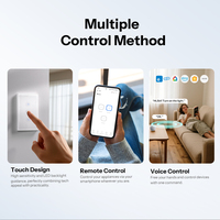 SONOFF T6 120 Matter TX Gen2 US Interrupteur mural tactile intelligent avec relais détachable, minuterie réglable, localisateur, compatible avec l'écosystème Apple