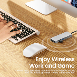 Toocki Bộ chuyển đổi 5.3 không dây Carplay độ trễ thấp Bộ chuyển đổi âm thanh chỉ báo thông minh cho cáp & tai nghe âm thanh AUX - Product Image 4