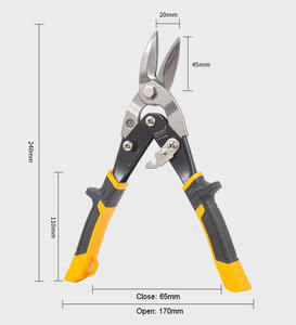Kéo cắt kim loại YTH Aviation, lưỡi thép Chrome Vanadium, cắt thẳng trái phải, dùng để cắt tấm kim loại - Product Image 2