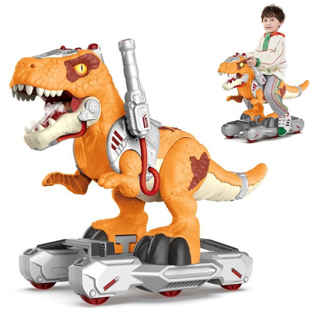 BLUECHOLON Juguete Hinchable de Dinosaurio XL, 60 cm, Varios Modelos, coleccionables y educativos, para Uso en el Agua (Hin Triceratops