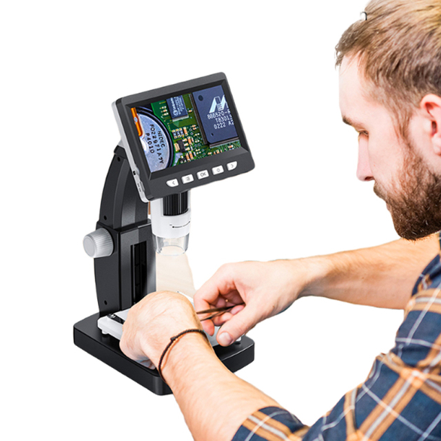 Full Hd Optical Instruments Digital Industrial Measurement Soldering Microscope for Mobile Phone Repair