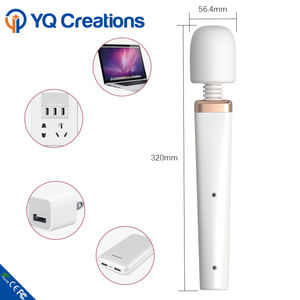 Venta caliente de mano eléctrico cuerpo cuello espalda USB recargable celulitis varita masajeador vibrador para mujeres - Product Image 3