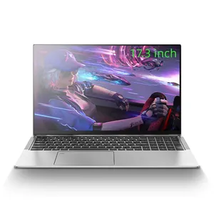 2024 neuer großer 17,3 Zoll Video Gaming Laptop 16 GB RAM 512 ssd Intel N5095 Wins 11 Business Office Laptop Notebook