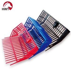ABS <span class=keywords><strong>Cavallo</strong></span> Grooming Testa a Forcella Durevole Cestino Pitch Fork di sostituzione della Testina - Product Image 1