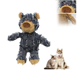 Juguetes para Perros Modernos, Ecológicos y Duraderos, Resistentes a Mordeduras Fuertes, Juguetes de Peluche Rellenos de Mezclilla y Algodón con Sonido para Cachorros - Product Image 1