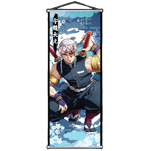 13 Designs Tanjirou Scrolling Poster Display Cosplay Anime Character <span class=keywords><strong>Nezuko</strong></span> Zenitsu Anime Scroll Posters Photos for Home - Product Image 6