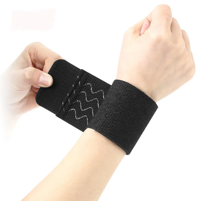 2021 새로운 디자인 사용자 정의 로고 편안한 미끄럼 방지 스포츠 손목 중괄호 지원 벨트