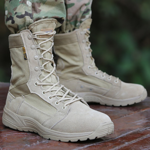 รองเท้าบูทคอมแบท Flyfish Generation 1 Ultralight สำหรับผู้ชาย รุ่นซัมเมอร์ หนังกลับ กันลื่น เหมาะสำหรับเดินป่าในทะเลทราย - Product Image 2